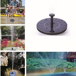 210L/H fontanna solarna słonecznego ogród fontanna wody basen staw/oczko wodne na zewnątrz panel słoneczny fontanna pływająca fo