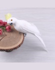 25/35 cm Handmade symulacja papuga kreatywne pióro trawnik figurka ozdoba zwierząt ptak ogród ptak Prop dekoracje