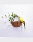 25/35 cm Handmade symulacja papuga kreatywne pióro trawnik figurka ozdoba zwierząt ptak ogród ptak Prop dekoracje