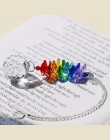H & D kryształ Chakra słońce łapacze kryształy do żyrandola piłka pryzmat wisiorek Rainbow Maker wiszące Chakra kaskada Suncatch