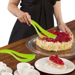 1 sztuk party urodziny ciasto naczynia do pieczenia wyciąć jeden-cięcia nóż do ciasta ciasto Cutter uroczystości narzędzie