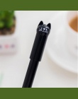 1 pc kreatywny piśmienne pióro uczeń śliczny kot długopis żelowy 0.5mm pełna igły czarne pióro wieczne przybory szkolne artykuły