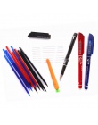 12 sztuk/partia wymazywalnej długopis napełniania pręt 0.5mm niebieski/czarny/czerwony atrament długopis żelowy nadający się do 