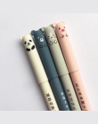 4 sztuk/partia długopis lub 10 sztuk do napełniania Panda różowa mysz kasowalna niebieski atrament długopis żelowy szkolne mater