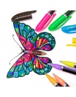 48 kolorów długopisy żelowe zestaw, brokat długopis żelowy do kolorowanki dla dorosłych czasopism rysunek modelowanie Art marker
