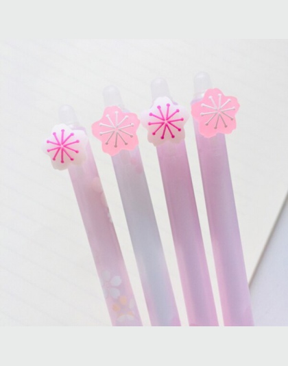 Romantyczny Sakura długopis żelowy pióro kulkowe szkolne materiały biurowe szkolne materiały papiernicze podpisywanie pióro czar