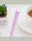0.5mm Kawaii z tworzywa sztucznego kreatywny długopis żelowy Cartoon Cat neutralne długopisy szkolne pisanie materiały biurowe P