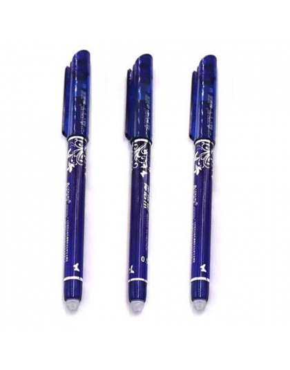 3 sztuk/zestaw wkłady do zmywalnych długopisów żelowych jest czerwony niebieski atrament niebieski/czarny magiczne pisanie neutr