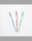 4 sztuk/zestaw śliczne długopisy żelowe kolorowy atrament kot długopis świeże Kawaii długopis szkoła Canetas Boligrafos prezent 