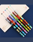 10 sztuk 6 sztuk kolorowe kwiat długopis żelowy biuro stacjonarne kawaii szkolne canetas śliczne pióro lapices długopis z box 04