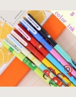 10 sztuk 6 sztuk kolorowe kwiat długopis żelowy biuro stacjonarne kawaii szkolne canetas śliczne pióro lapices długopis z box 04