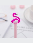 Różowy kolor flamingi powłoki długopis żelowy DIY artykuły biurowe i szkolne Smooth pisanie czarny i niebieski atrament 0.5mm pe