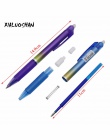 4 sztuk/zestaw nowy 0.5mm Rainbow kolor kasowalna długopis żelowy pocierać magia pchnął długopis z niebieskie wkłady i niebieski