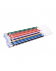 2017 12/24/36/48 sztuk kolor pełna Shinning do napełniania Flash długopis żelowy Refill dla dziecka rysunek biuro biurowe