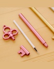 4 sztuk/zestaw długopis żelowy zestaw klucz Kawaii szkolne materiały biurowe stacjonarne Kawaii długopisy szkolne papiernicze