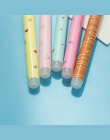 4 sztuk/partia Kawaii pączki kasowalna długopis lalki z kreskówek tarcie długopisy żelowe 0.5mm niebieski atrament materiał Esco