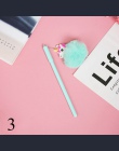 Kolorowe pluszowe Gel Pen 0.5mm Kawaii cukierkowe kolory neutralne długopisy dla dziewczyn prezent narzędzia do pisania koreańsk