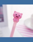 Różowy świnia kształt powłoki długopis żelowy DIY artykuły biurowe i szkolne Smooth pisanie czarny i niebieski atrament 0.38mm p