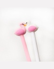 2 sztuk/partia 0.5mm kreatywny Flamingo Swan długopis żelowy długopis signature Escolar Papelaria szkolne materiały biurowe dost