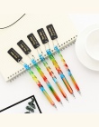 0.38mm przezroczysty Rainbow kolorowe długopis żelowy w stylu kawaii kreatywny diament głowica z tworzywa sztucznego pisanie dłu