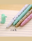 Długopis żelowy DIY artykuły biurowe i szkolne Smooth pisanie czarny i niebieski atrament 0.5mm długopis 1 sztuk kolorowe kot po