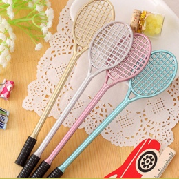 1 sztuk Lytwtw's koreański piśmienne Kawaii śliczne paletka do badmintona pióro reklama kreatywne Bent szkoła biurowe długopisy 