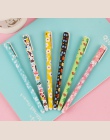 6 sztuk/zestaw kolor długopis żelowy Starry wzór Cute cat Hero Roller Długopisy biurowe Caneta Escolar szkolne materiały biurowe