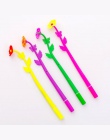 12 sztuka Lytwtw's silikonowe kolorowe kreatywny uroczy kwiat długopisy żelowe biurowe biurowe artykuły szkolne prezent symulacj