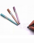 4 sztuk/zestaw luksusowy styl kasowalna długopis uchwyt 0.38mm niebieski/czarny wkład atramentowy długopis żelowy pręt do szkoln