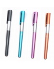 4 sztuk/zestaw luksusowy styl kasowalna długopis uchwyt 0.38mm niebieski/czarny wkład atramentowy długopis żelowy pręt do szkoln