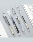 JIANWU 4 sztuk/zestaw proste naciśnij długopis żelowy czarny nijaki długopis wiele długopis pióro do rysowania studentów piśmien