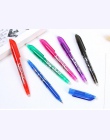 8 sztuk/partia kolorowy design kasowalna długopisy szkolne papiernicze escolar stylo pisanie długopis materiały biurowe materiał