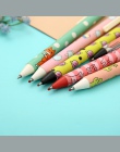 1 sztuk Cartoon długopis żelowy śliczne naciśnij długopisy biurowe Kawaii artykuły szkolne długopis z żelowym wkładem akcesoria 