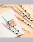 Jonvon Satone kreatywne artykuły papiernicze mleczna krowa 12 kolor diament długopis żelowy koreański Cartoon piśmienne hurtowni