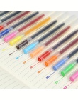 15 kolorów Muji styl 0.38/0.5 MM kolorowe długopisy żelowe przezroczysty peeling kolor pióro atramentowe Marker do uczeń szkoły 