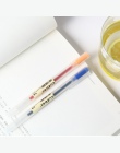 15 kolorów Muji styl 0.38/0.5 MM kolorowe długopisy żelowe przezroczysty peeling kolor pióro atramentowe Marker do uczeń szkoły 