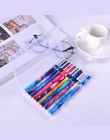 6/10 sztuk Kawaii kwiat kolor 0.38mm długopis żelowy zestaw atramentu długopisy szkolne materiały biurowe śliczne długopis kolor