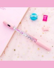 1 Pc Kawaii mała wróżka magia kolorowe Quicksand długopis żelowy nowość kreatywny LED podpis pióra do pisania dzieci prezent biu