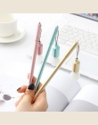0.38 MM neutralny żel długopis wielofunkcyjny żarówka Kawaii śliczny czarny różowy uczeń znak pióro biurowe szkolne materiały bi