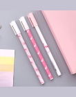Flamingo 3 sztuk/partia długopis żelowy 0.5mm rośliny Cherry długopisy szkolne pisania Kawaii neutralne długopisy materiały biur