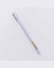 5 pc kreatywny biurowe Caneta Metal czuć Gel Pen 0.5mm tusz w płynie czarne pióro wieczne Papeleria Kawaii szkolne szkolne narzę