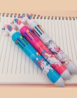 Sen jednorożec 10 kolory Chunky długopis szkolne materiały biurowe materiały biurowe prezent papeterii Papelaria Escolar
