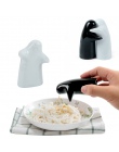 Ceramiczny czarny i biały przytulić Cruet dwuczęściowy zestaw pieprzniczka solniczka do przechowywania w kuchni w proszku pojemn