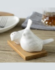 2 sztuk/partia kreatywny miłość ptak projekt soli młynek do pieprzu garnki Cruet kółka ceramiczny pojemnik na przyprawy słoiki g