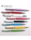NORRATH Kawaii śliczne Metal diament kryształowy długopis artykuły papiernicze artykuły szkolne akcesoria biurowe prezent długop