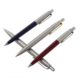 Baikingift 1 sztuk kulkowy długopis metalowy naciśnij w stylu handlowych prezent długopisy szkolne biuro rdzeń automatyczne dług