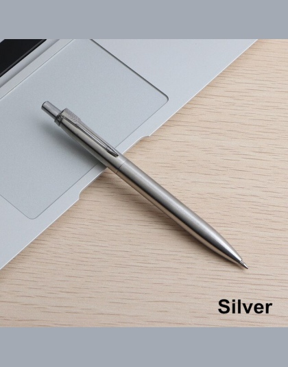 Baikingift 1 sztuk kulkowy długopis metalowy naciśnij w stylu handlowych prezent długopisy szkolne biuro rdzeń automatyczne dług