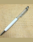 1 sztuk kreatywny kryształ Pen diament długopisy biurowe długopis rysik pióro dotykowe 11 kolory tłustej czarny wkład 0.7mm