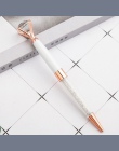 Kawaii Crystal Długopisy długopis kolor dziewczyna 19 karat duży diament długopis długopisy długopisy szkolne papiernicze artyku