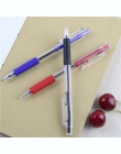 5 sztuk/partia piłka plastikowa długopis czerwony niebieski czarny kolory długopis niestandardowy przezroczysty długopis